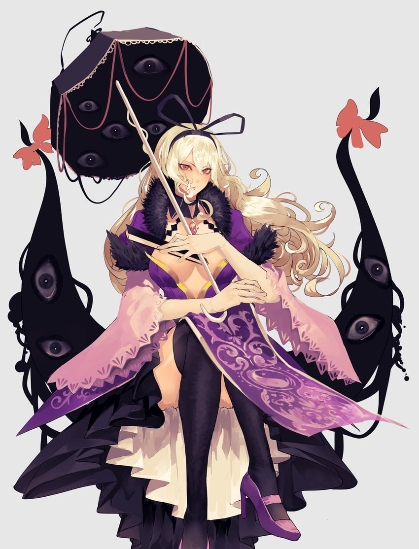 yakumo yukari (touhou and 2 more) drawn by tomatolover16