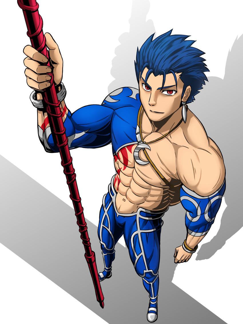 cu chulainn (fate and 2 more) drawn by kamata_(etoileazuki)