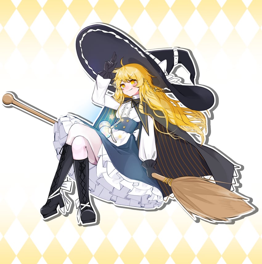 kirisame marisa (touhou and 1 more) drawn by takki_(takkiko)