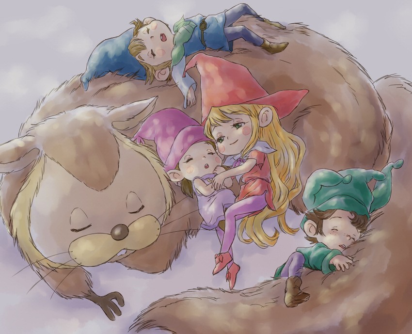 lillibit, belfy, napoleon, monga, and chuchuna (belfy and lillibit) drawn by yamanokonza