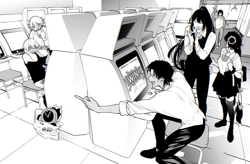 don quixote, sinclair, hong lu, ryoshu, heathcliff, and 2 more (project moon and 1 more) drawn by maki_maki_(makimakipoipoi)