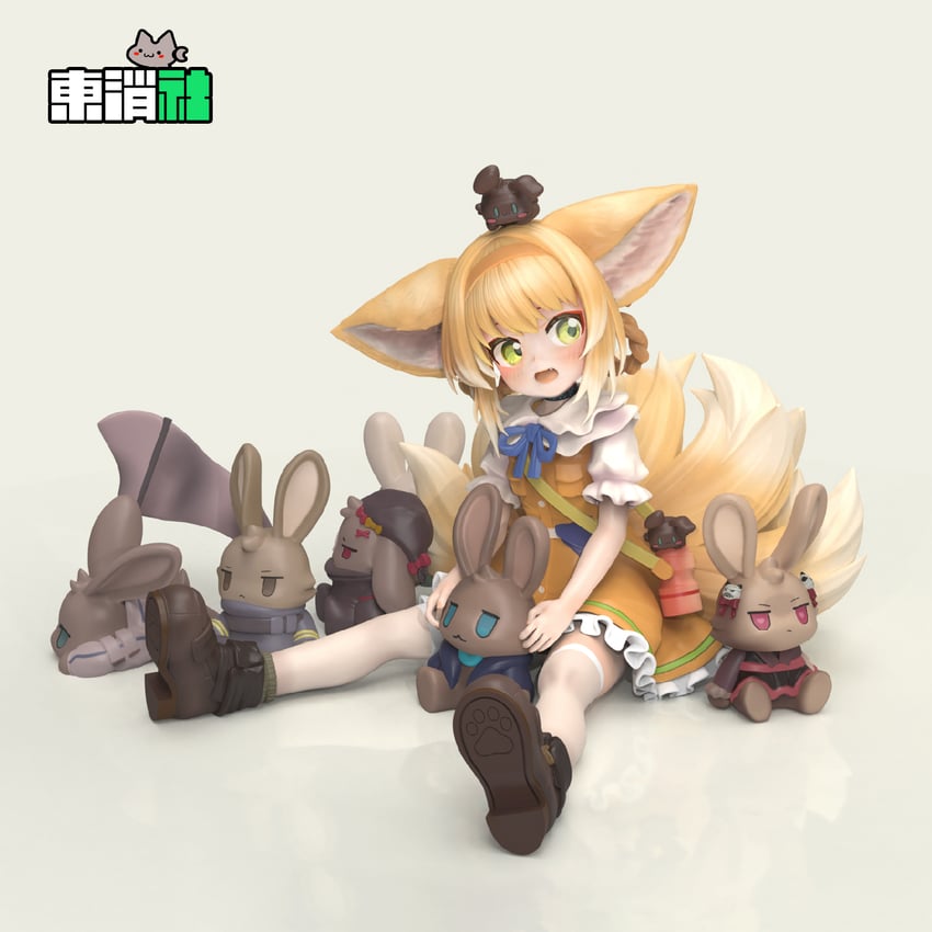 amiya, suzuran, myrtle, shamare, shaw, and 1 more (arknights)
