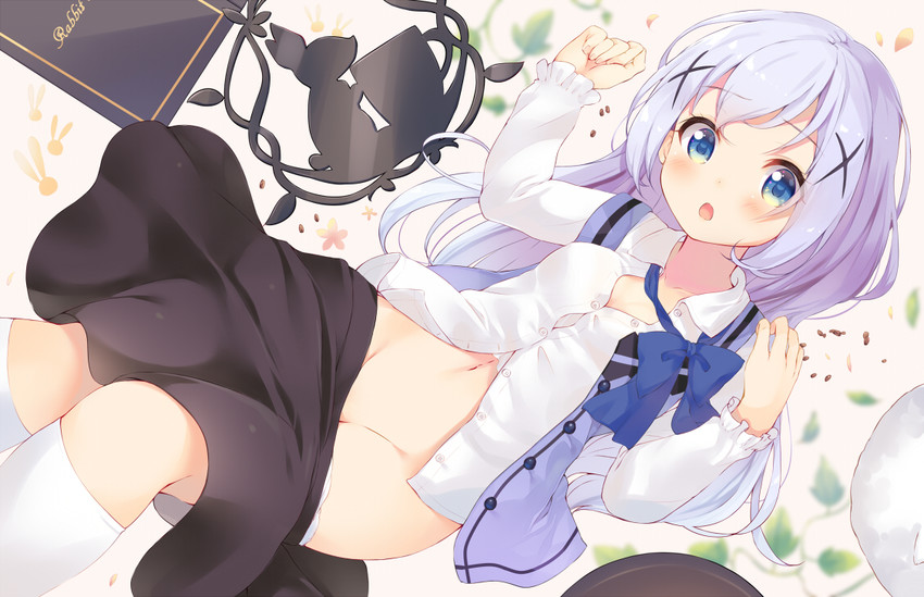 kafuu chino and tippy (gochuumon wa usagi desu ka?) drawn by komone_ushio