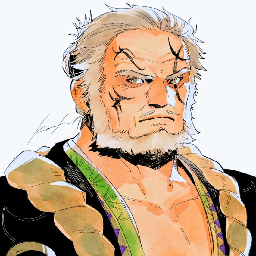 gosetsu daito (final fantasy and 1 more) drawn by senoura_korafu