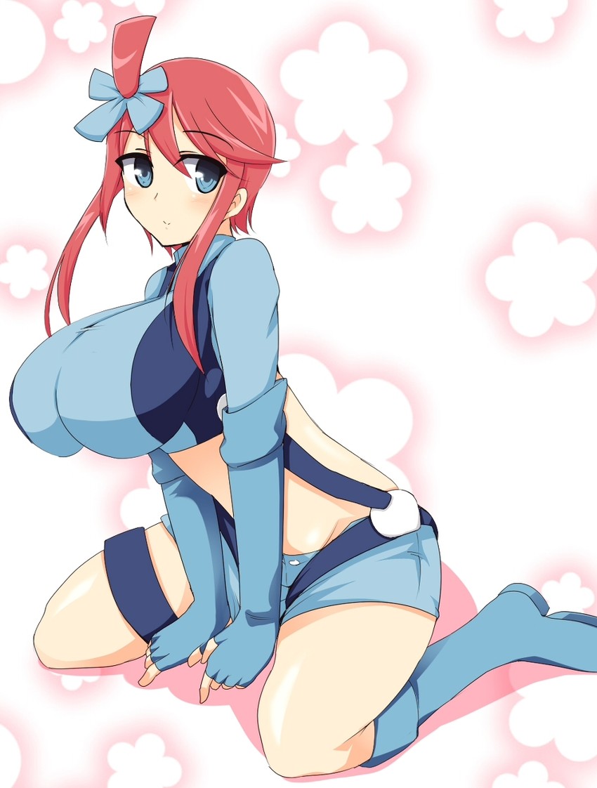 skyla (pokemon and 1 more) drawn by wedge_(tyrl_stride)