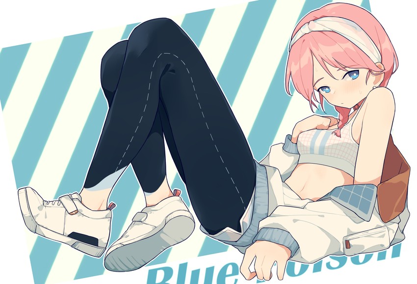 blue poison (arknights) drawn by coldcat.