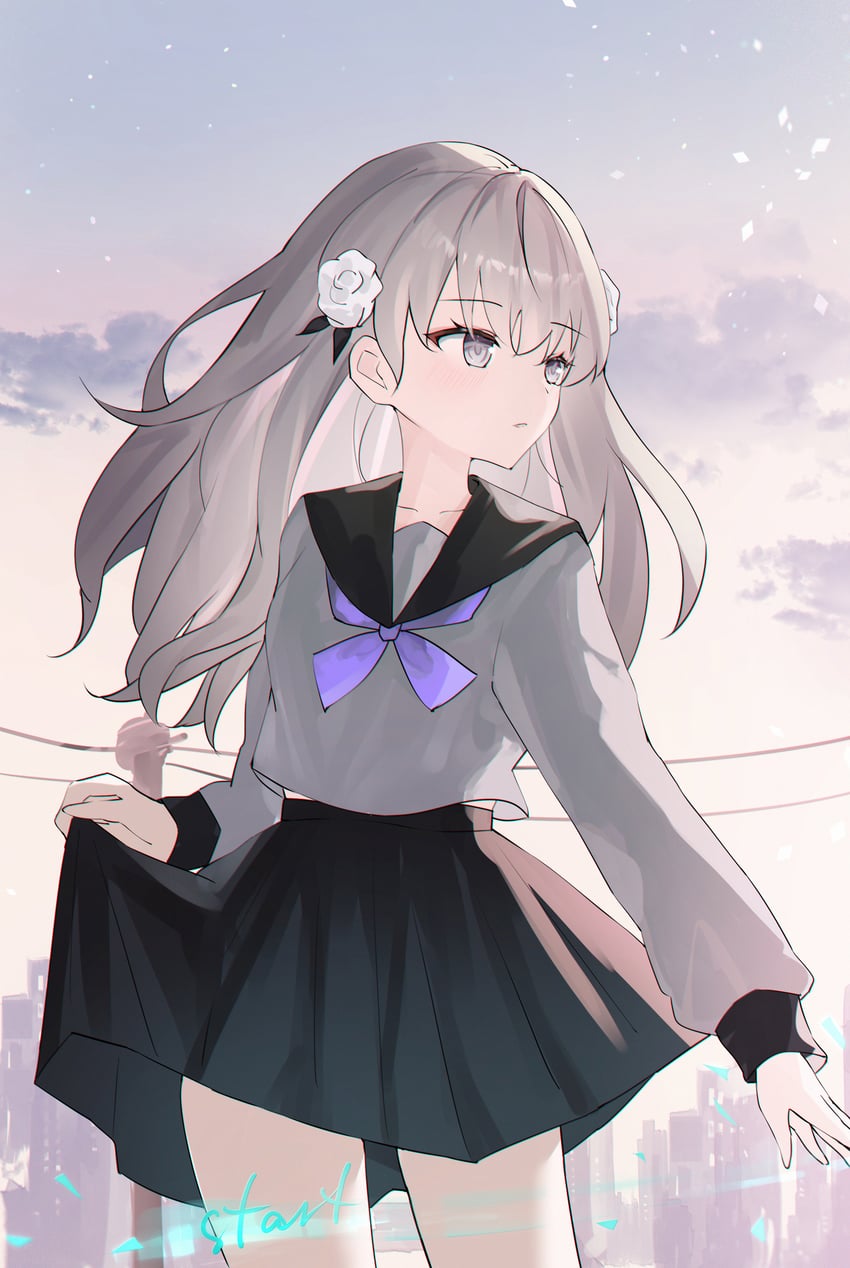 fuyusaka iori (juusan kihei bouei ken) drawn by usagi_(786113654)