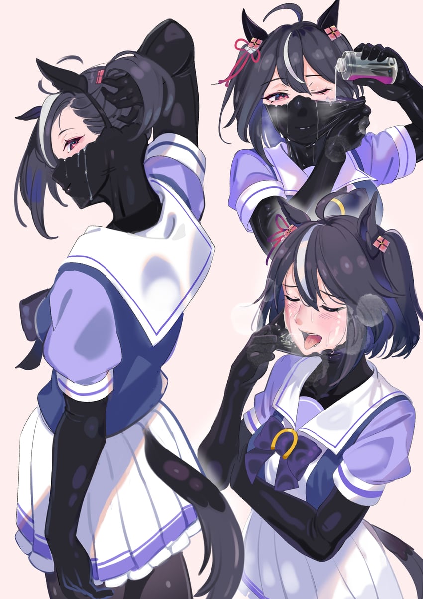 kitasan black (umamusume) drawn by doushi_tatsu_to_dekkai_no