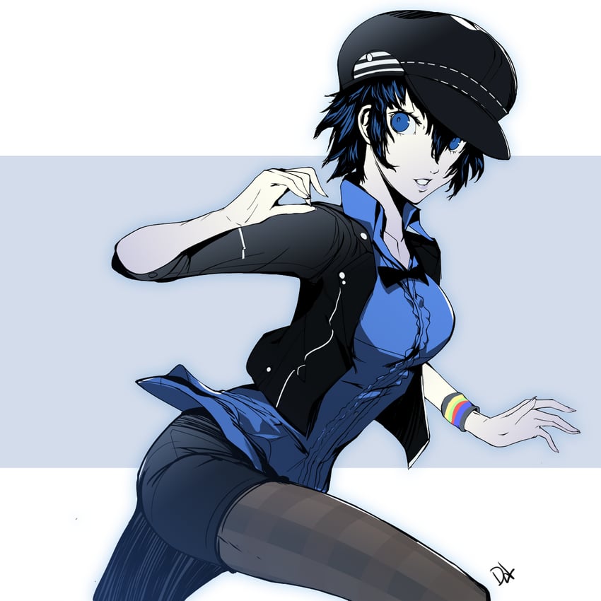 shirogane naoto (persona and 3 more) drawn by dh_(brink_of_memories)