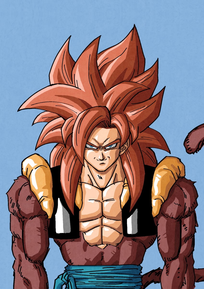 gogeta (dragon ball and 1 more) drawn by 5yj9qhslw5jg7mg