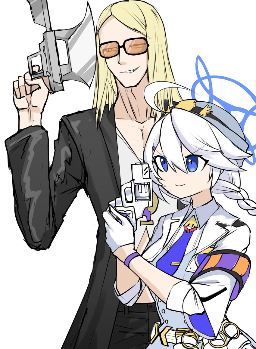kirino and tezcatlipoca (fate and 2 more) drawn by nubebenbe