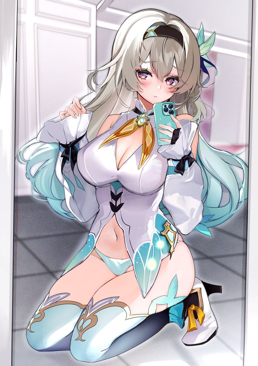 firefly (honkai and 1 more) drawn by niku_(hamuchang)