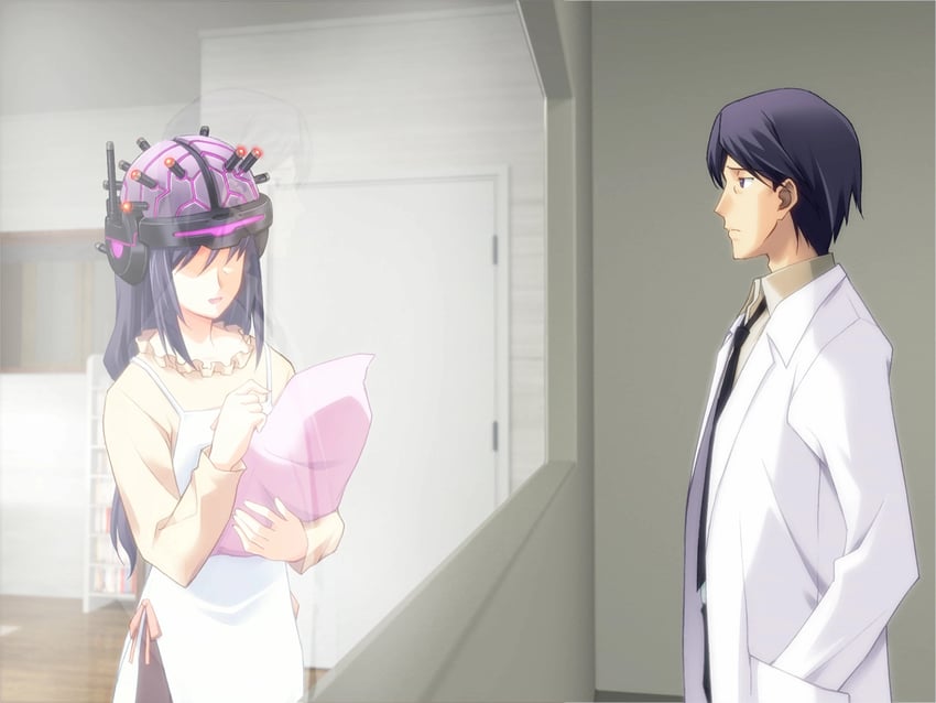 hatano issei, sena's mother, and hatano mana (chaos;head) drawn by matsuo_yukihiro