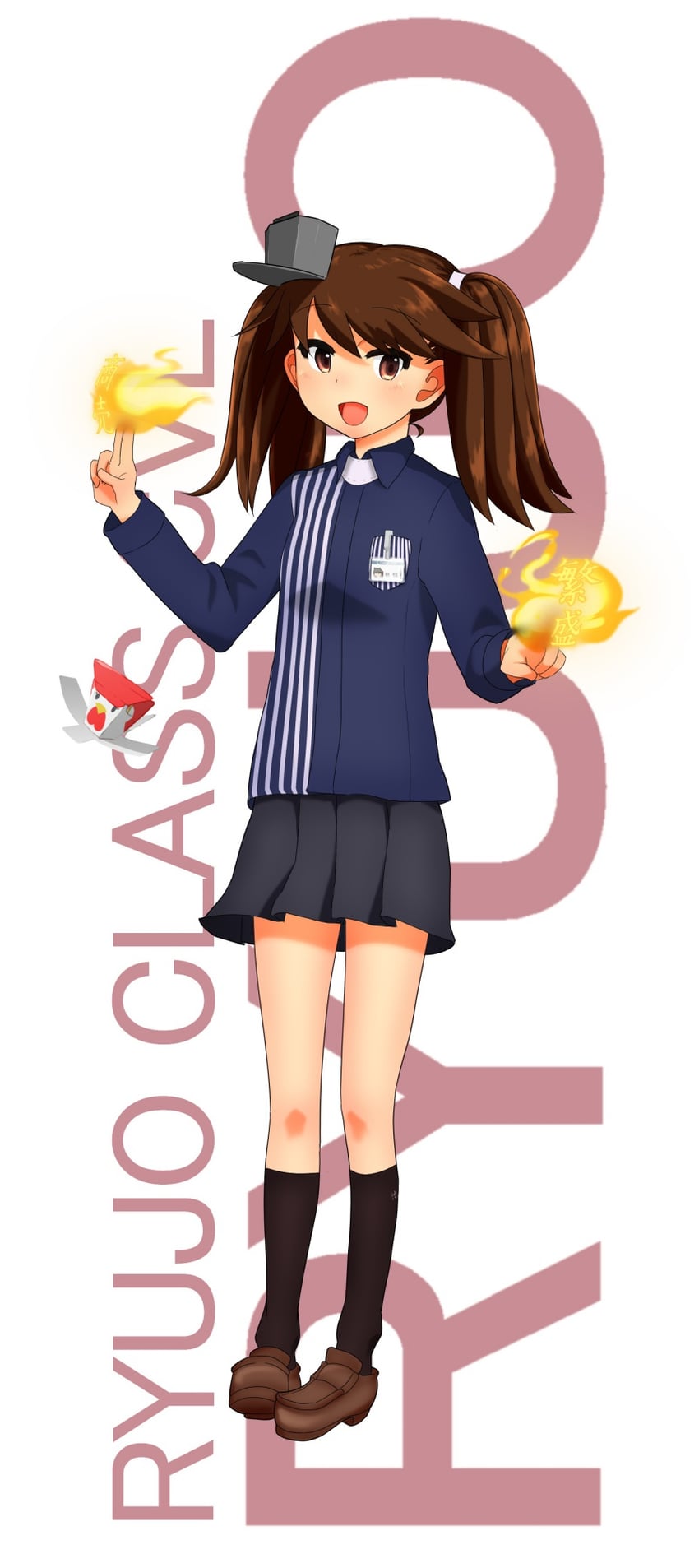 ryuujou (kantai collection and 1 more) drawn by namakura_neo