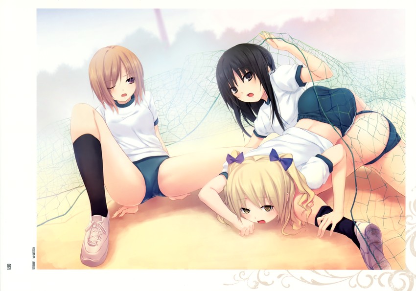 kunimura kotone, hoshimiya miyu, and nanjou rena (cure girl) drawn by coffee-kizoku