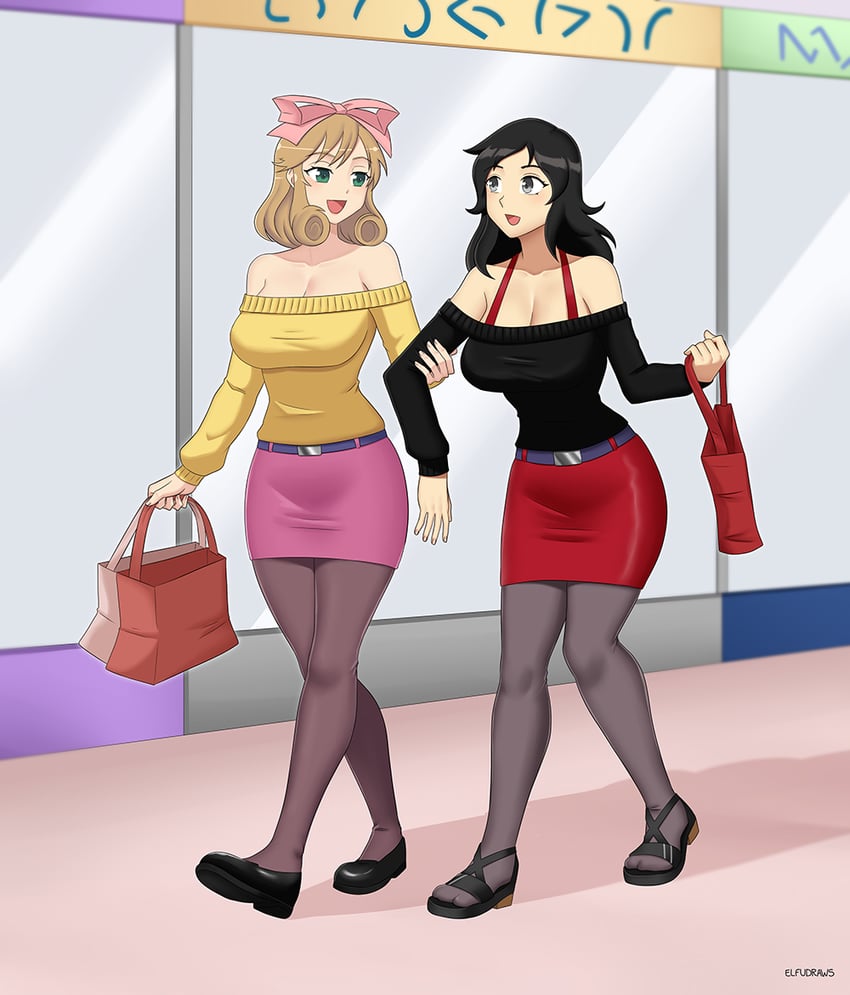 amamiya ren and haruka (persona and 3 more) drawn by rozack