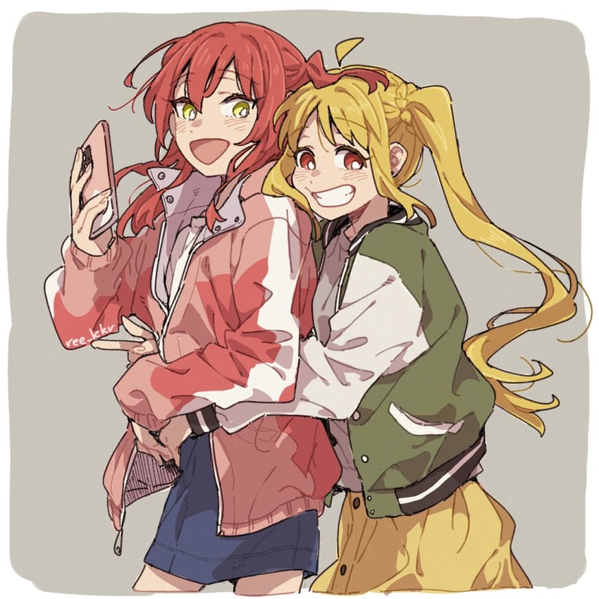 kita ikuyo and ijichi nijika (bocchi the rock!) drawn by ree_(re-19)
