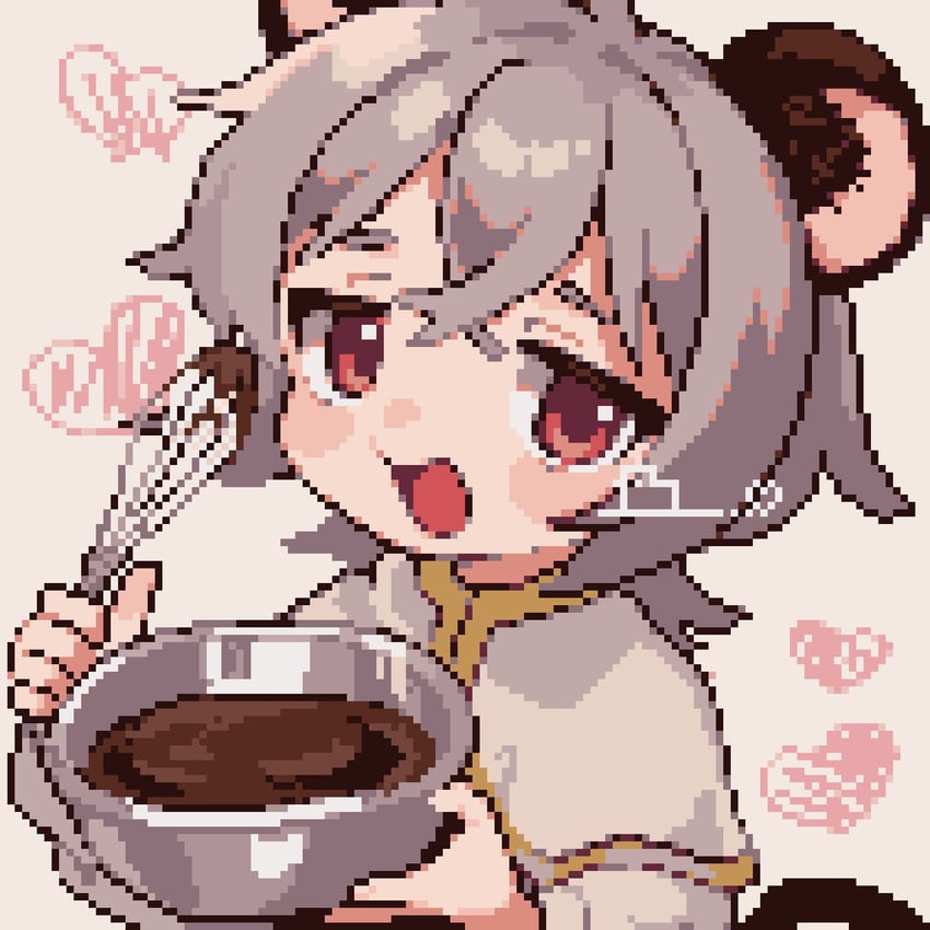 nazrin and nyon (touhou and 1 more) drawn by ahiru_tokotoko