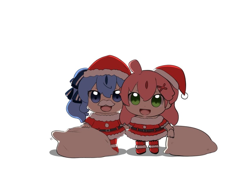 hoshimachi suisei, sakura miko, and mikodanye (hololive) drawn by seigan_subaru