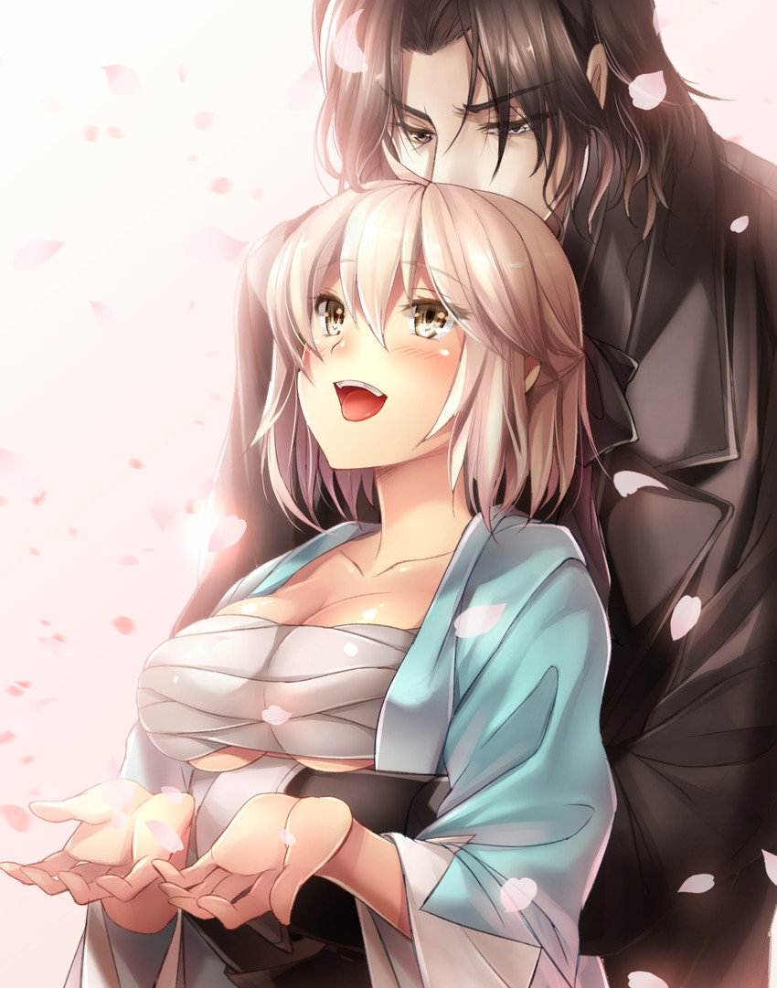 okita souji and hijikata toshizou (fate and 2 more) drawn by hatori_mia
