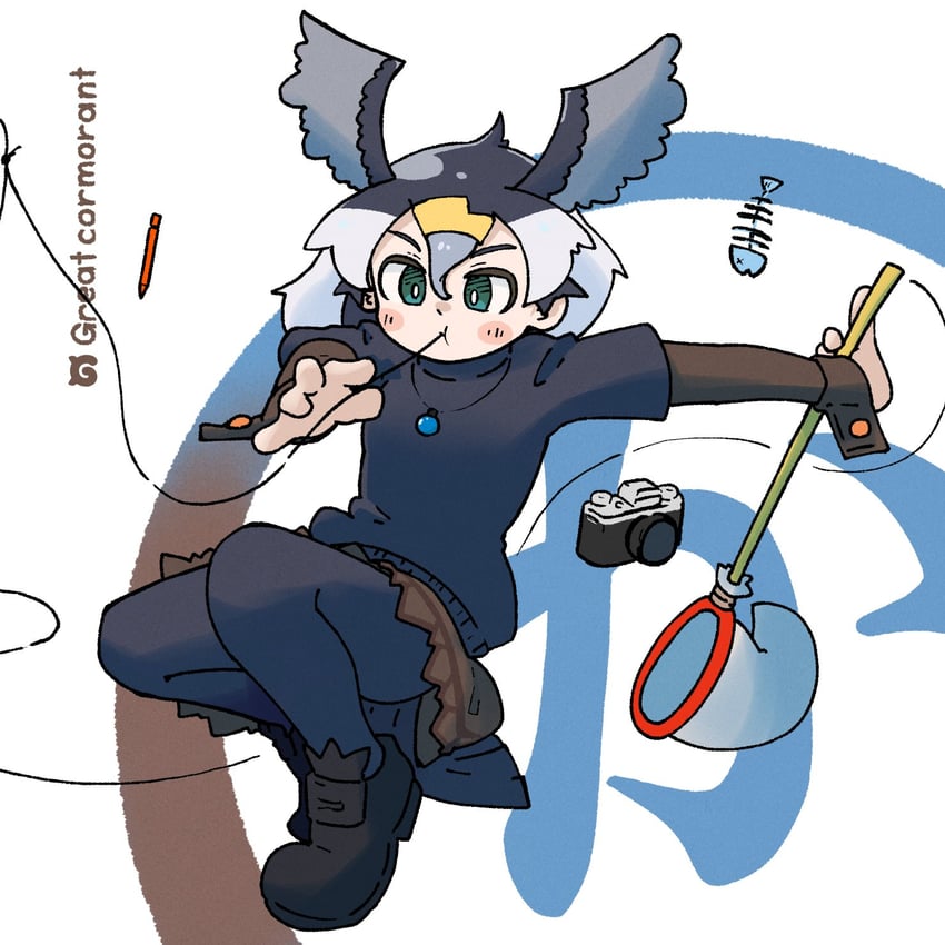 great cormorant (kemono friends) drawn by sorairo_meronpan