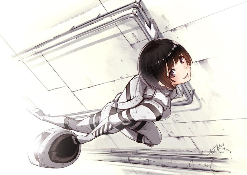 hoshijiro shizuka (sidonia no kishi) drawn by moriyama_yuuki
