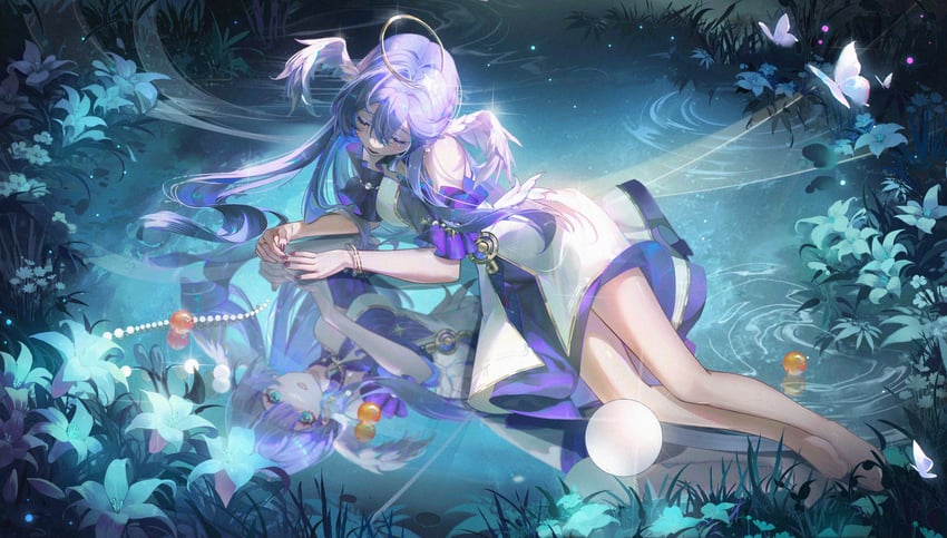 robin (honkai and 1 more) drawn by a4_bai_zhi_yi