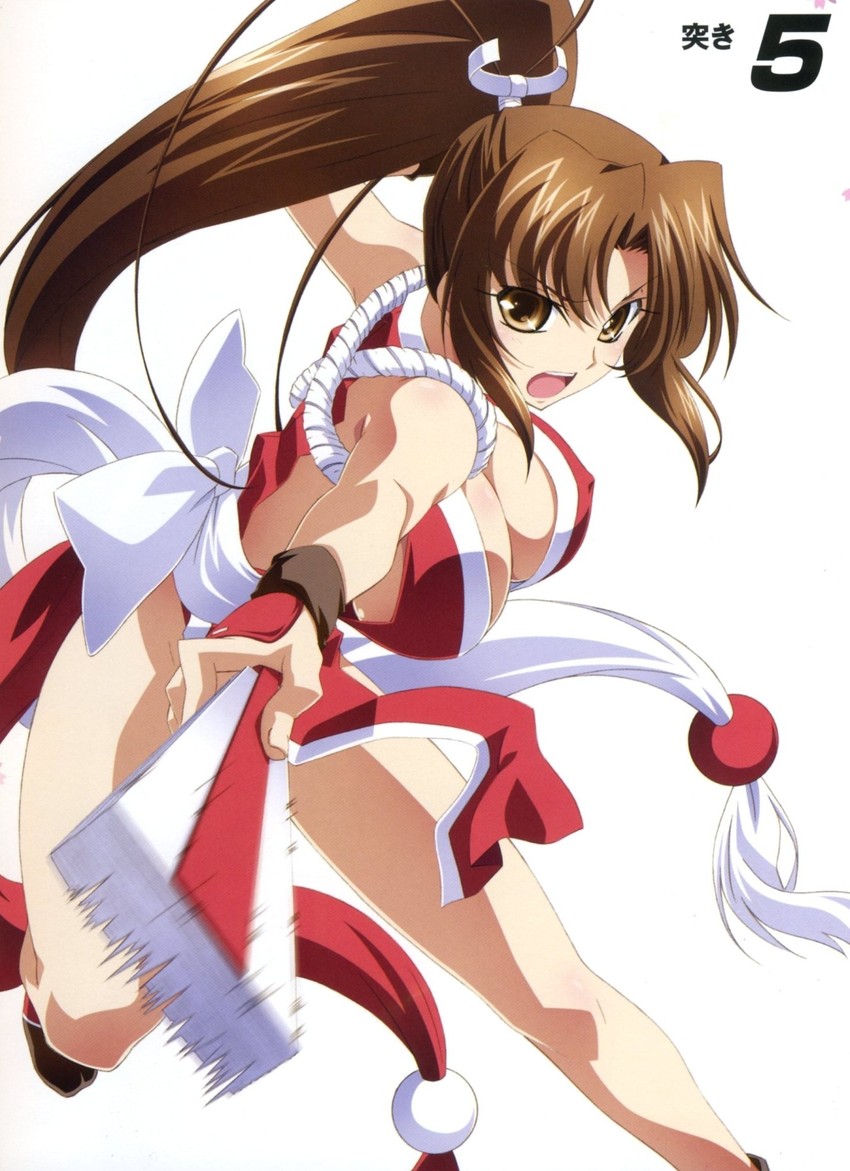 shiranui mai (the king of fighters and 3 more) drawn by izumi_mahiru