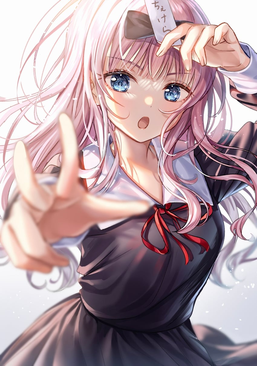 fujiwara chika (kaguya-sama wa kokurasetai ~tensai-tachi no renai zunousen~) drawn by sakura_(39ra)