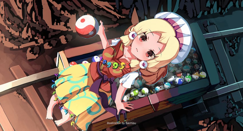 tamatsukuri misumaru (touhou and 1 more) drawn by sachisudesu