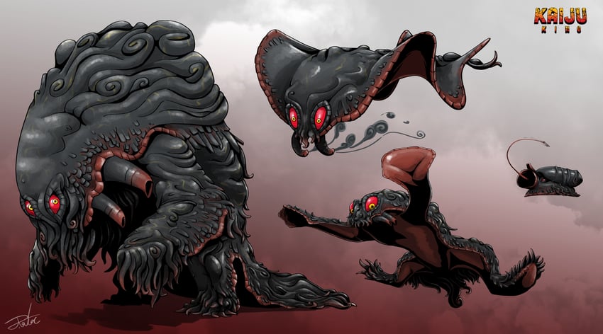 hedorah (godzilla) drawn by gugenheim98