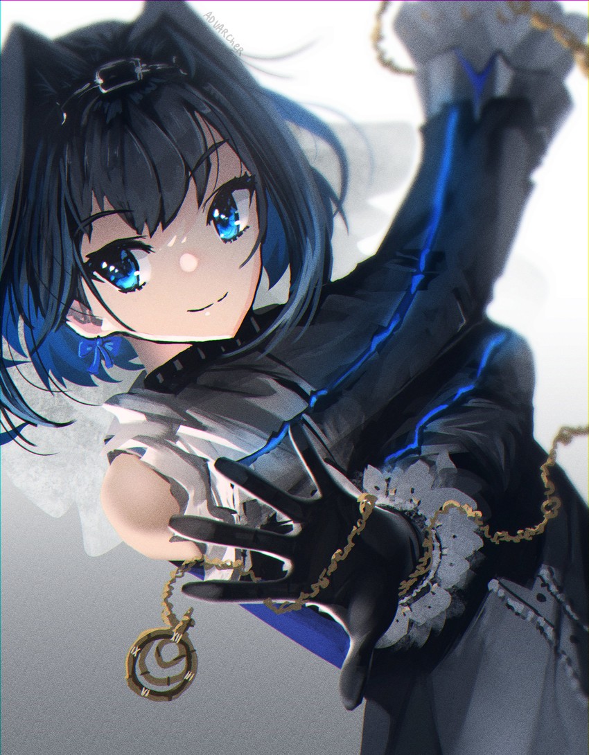 ouro kronii (hololive and 1 more) drawn by advarcher