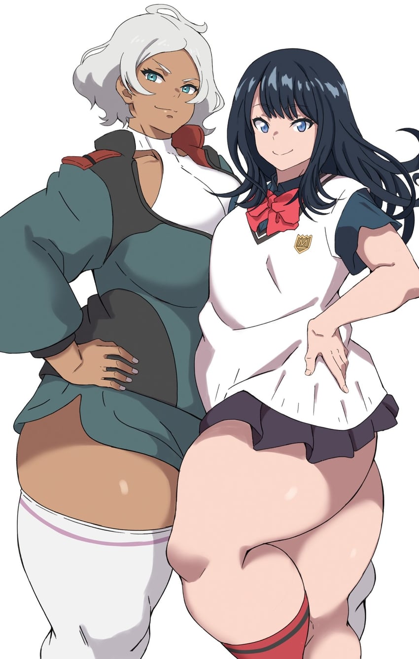 takarada rikka and secelia dote (gundam and 2 more) drawn by oryutoo