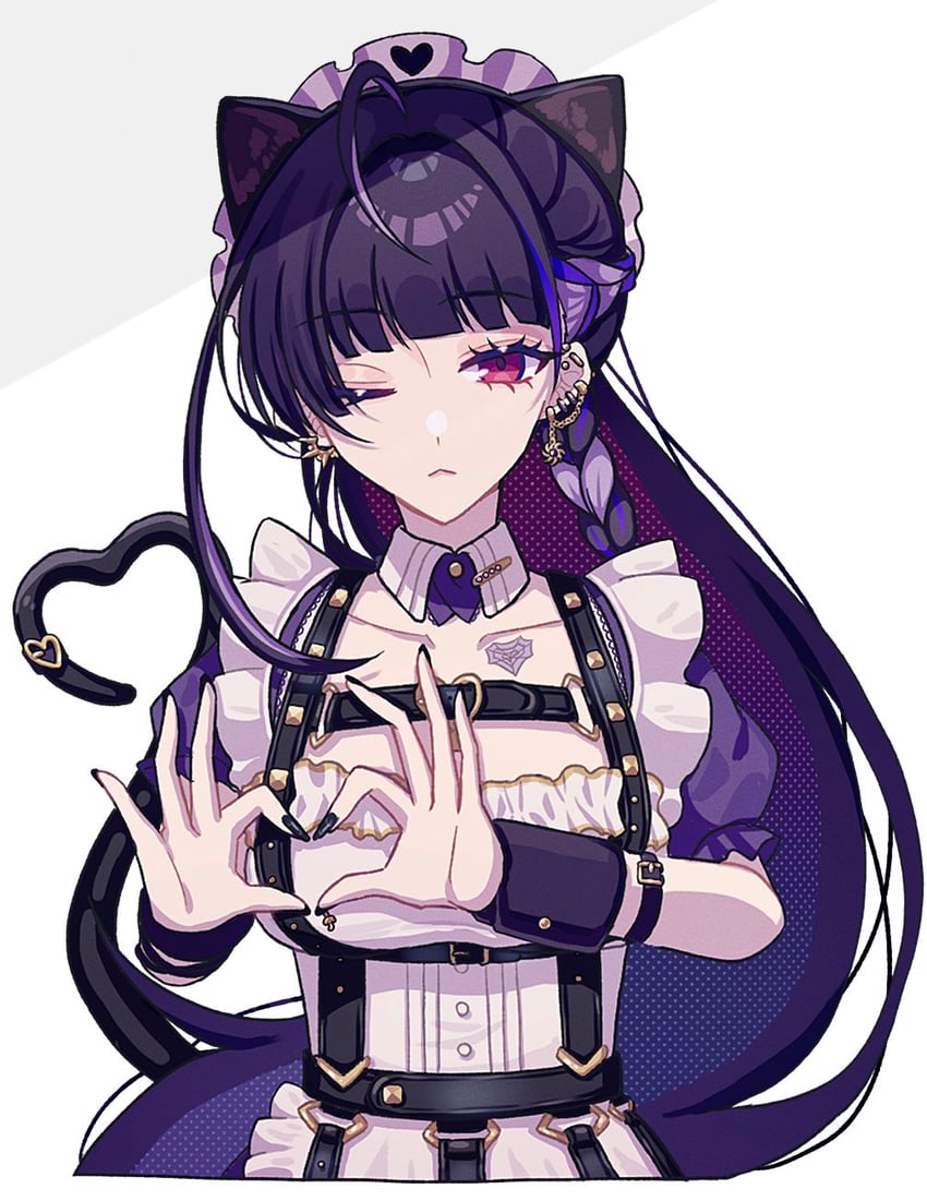 meloco kyoran (nijisanji and 1 more) drawn by sekka_(sekka1202)