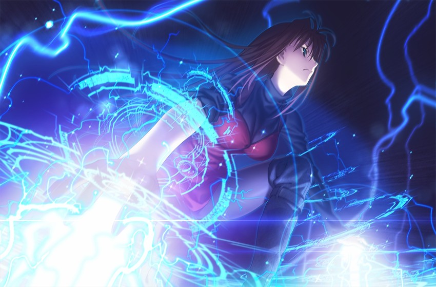 aozaki aoko (mahou tsukai no yoru) drawn by koyama_hirokazu