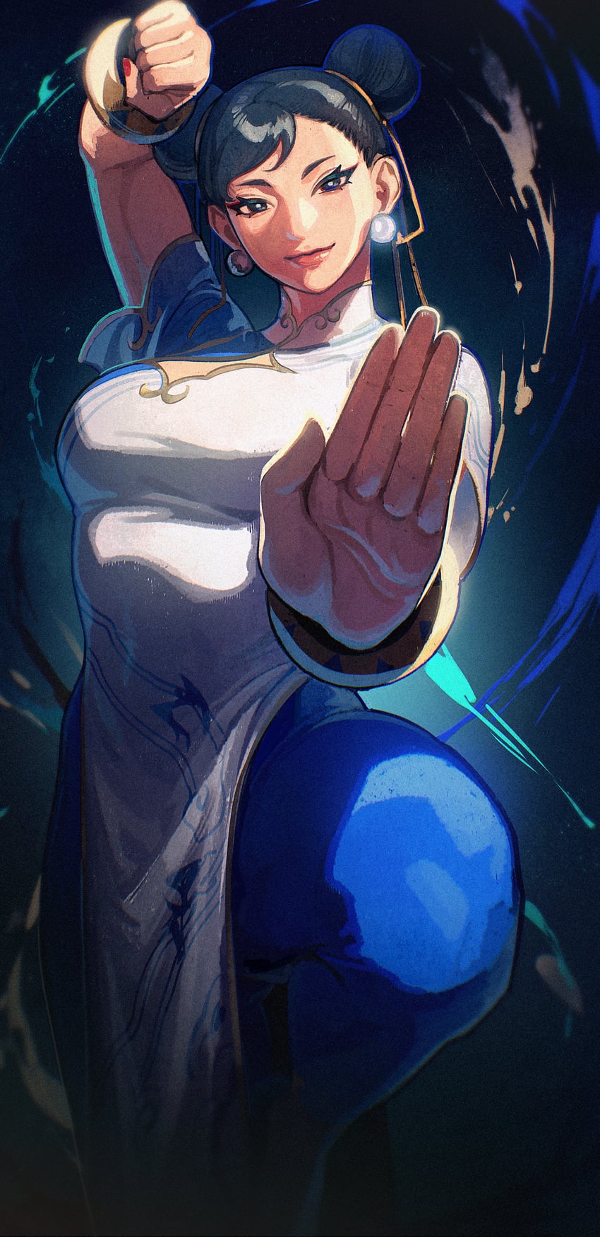 chun-li (street fighter and 1 more) drawn by gootai