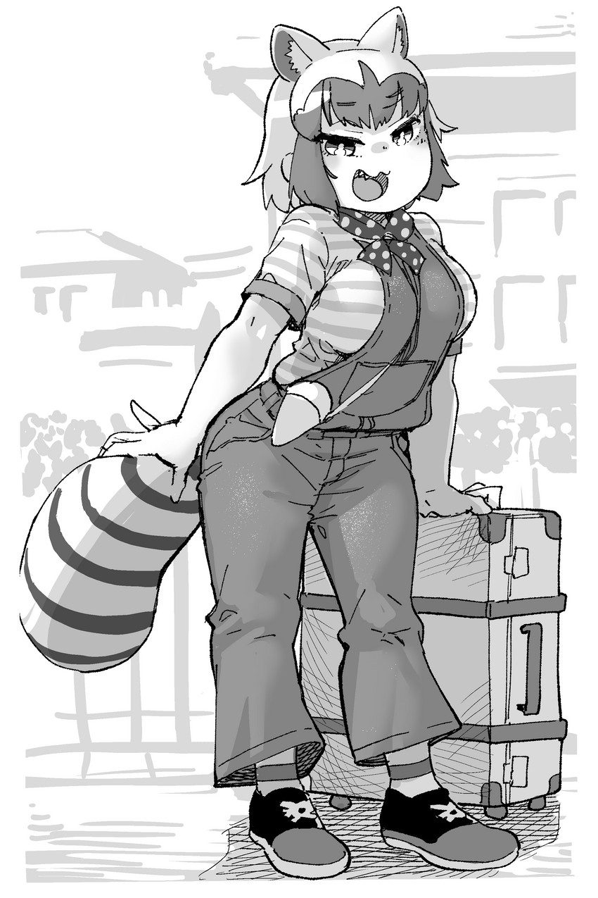 common raccoon (kemono friends and 1 more) drawn by hare_(tetterutei)