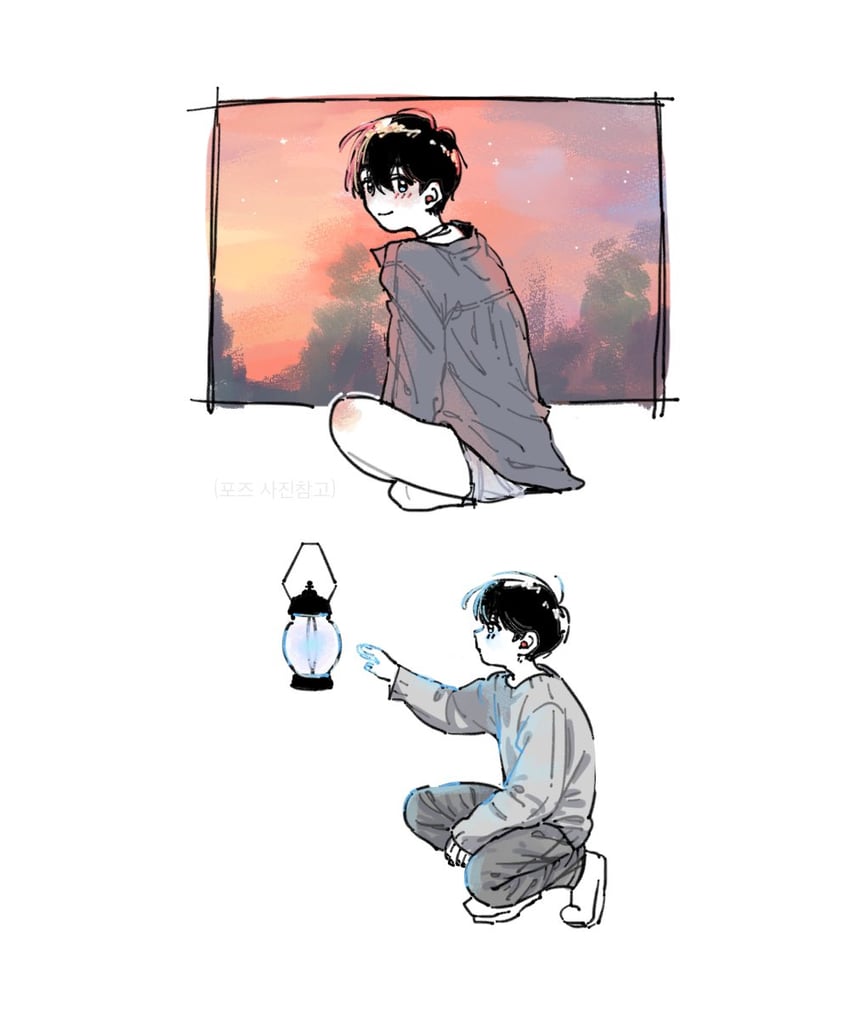park moo-hyun (eoduun badaui deungbul-i doeeo) drawn by 220521sea