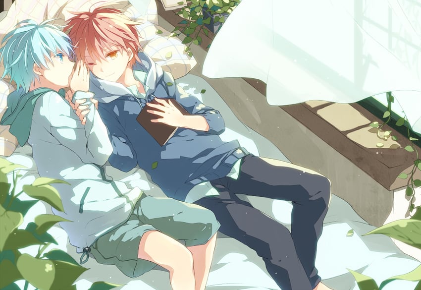 kuroko tetsuya and akashi seijuurou (kuroko no basuke) drawn by krk-anise