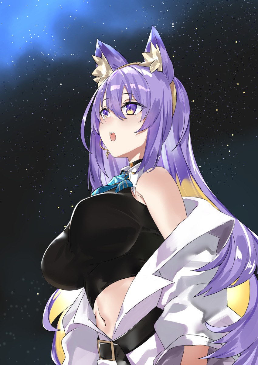 moona hoshinova (hololive and 1 more) drawn by blazingchaos