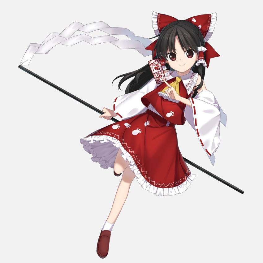 hakurei reimu (touhou and 1 more) drawn by keiki8296