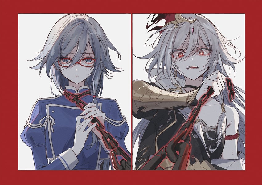 fu hua and herrscher of sentience (honkai and 1 more) drawn by takakura_aki