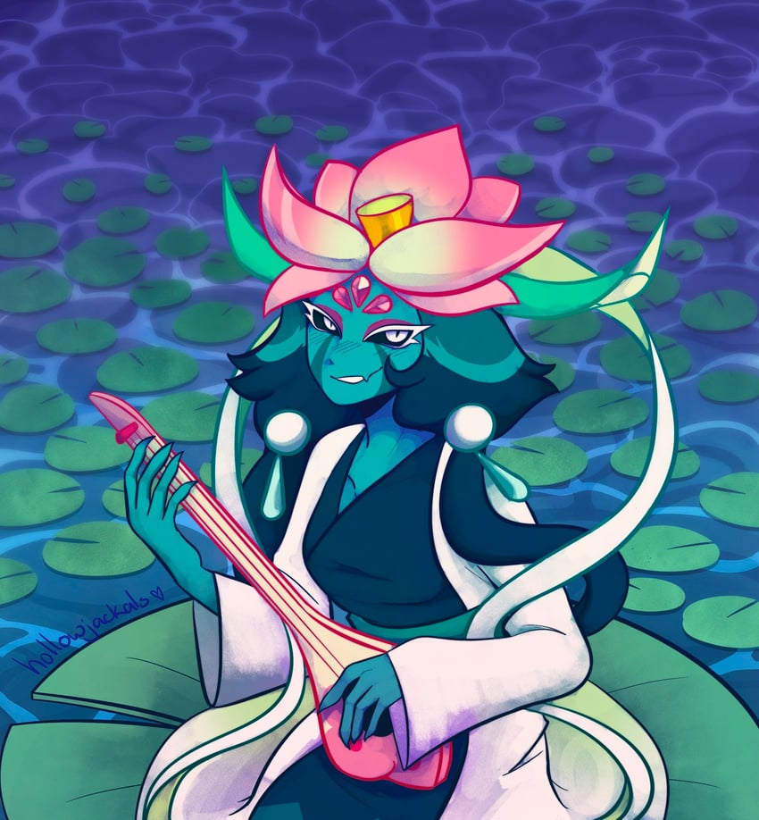 lotus dragon cookie (cookie run and 1 more) drawn by sable_(sableskies)