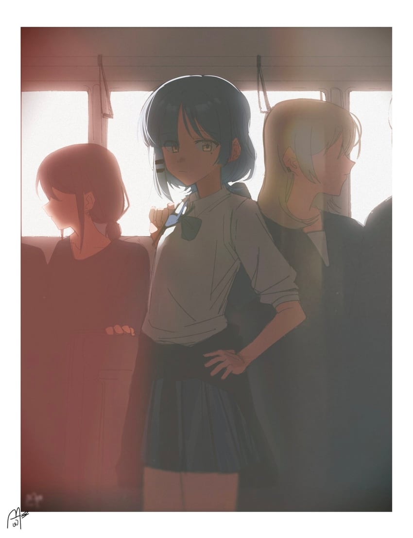 iseri nina, yamada ryo, and kawaragi momoka (bocchi the rock! and 1 more) drawn by haidao_mao