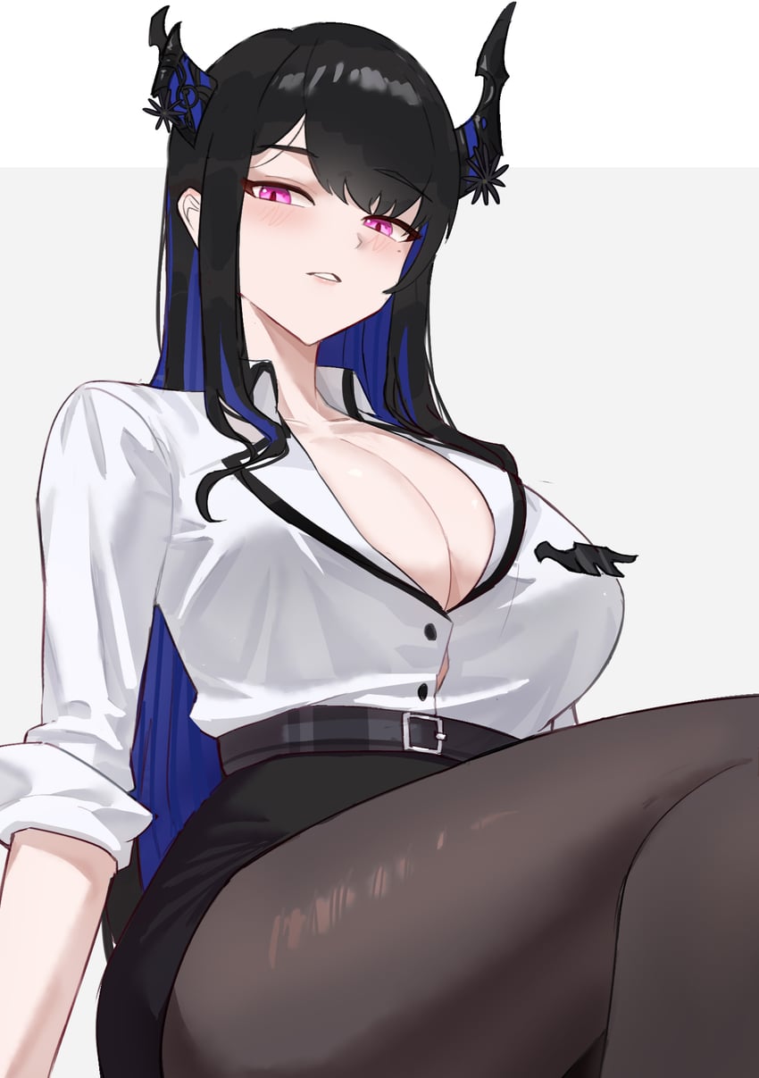nerissa ravencroft (hololive and 1 more) drawn by rokosannn