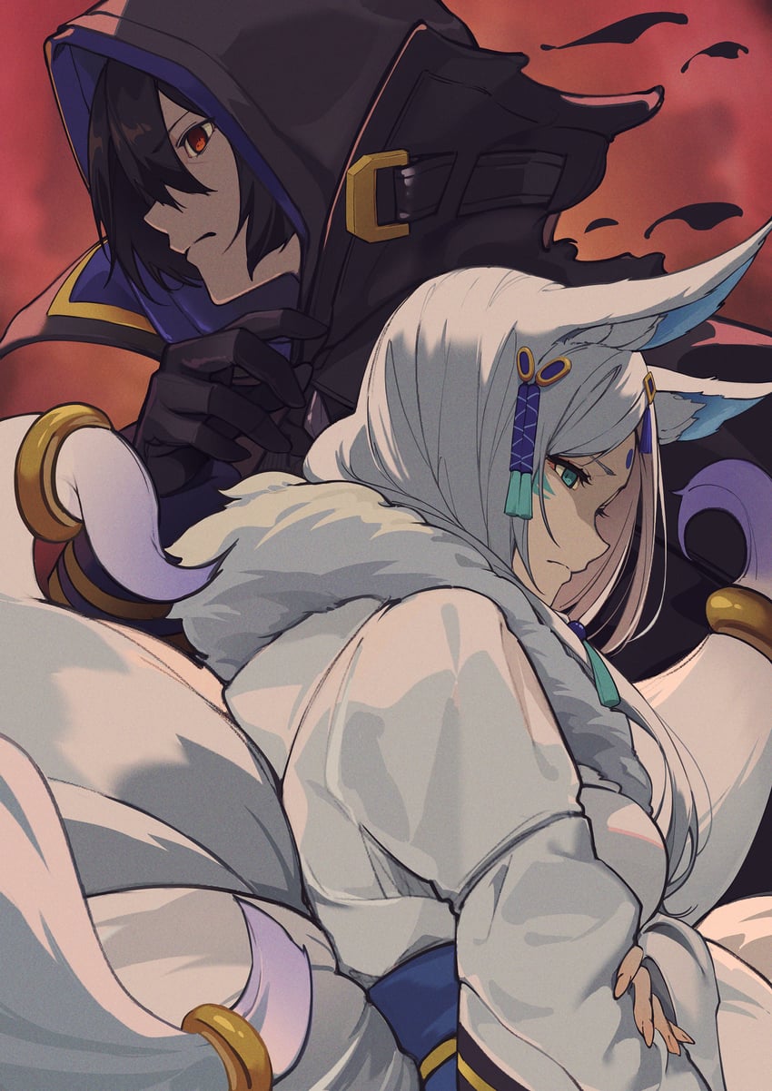 cid kagenou, shadow, and yukime (kage no jitsuryokusha ni naritakute!) drawn by c-eye