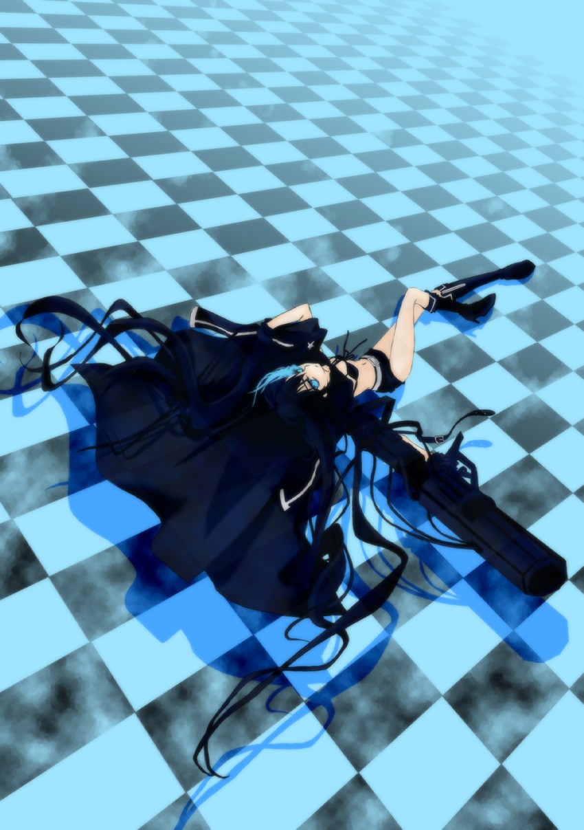 black rock shooter (black rock shooter) drawn by lime_(pixiv)