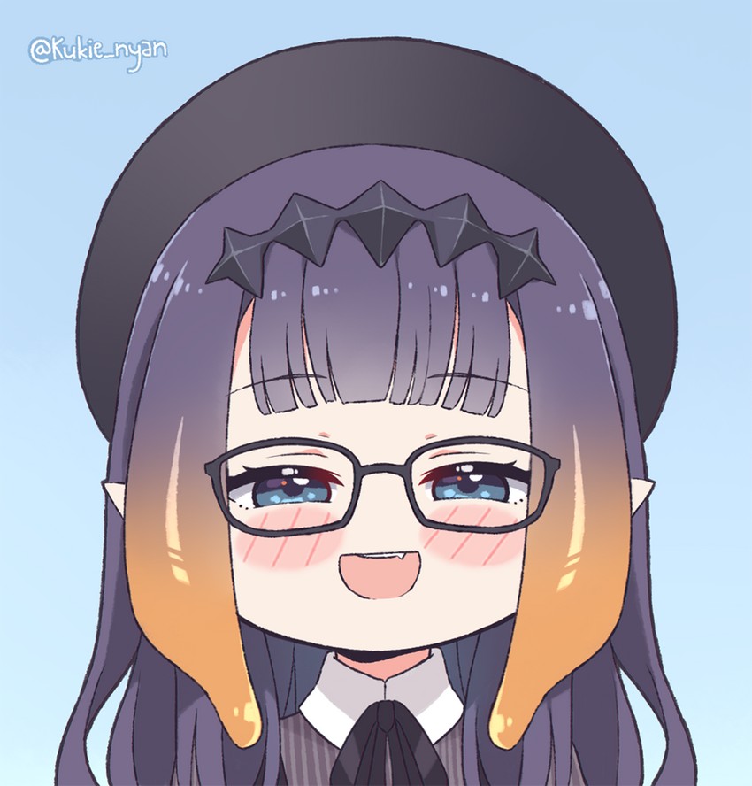 ninomae ina'nis (hololive and 1 more) drawn by kukie-nyan