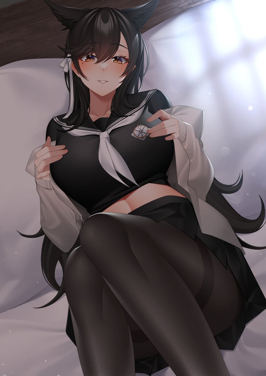atago and takao (azur lane) drawn by chichikoucha