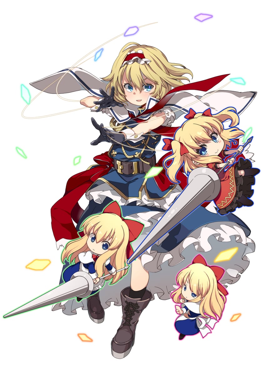 alice margatroid and shanghai doll (touhou and 1 more) drawn by inagata